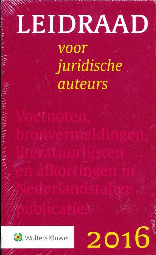 Leidraad voor juridische auters, Boeken, Schoolboeken, Verzenden