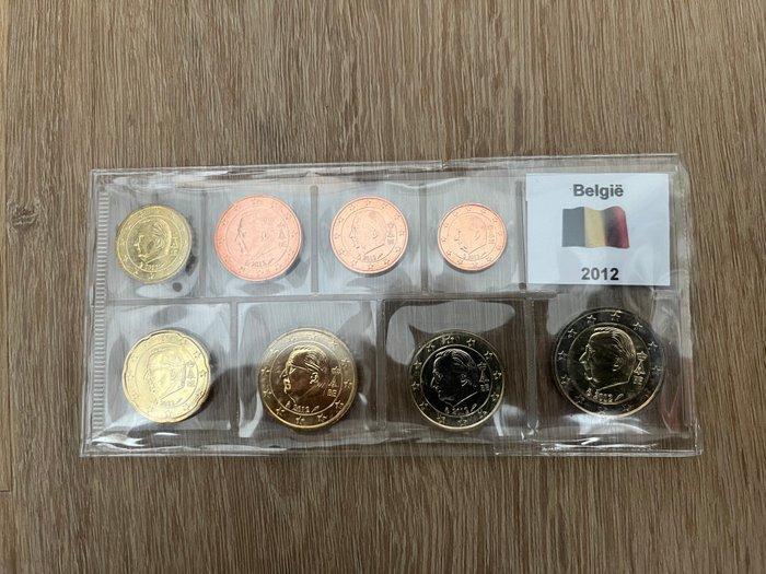 België. Series 1 Cent - 2 Euro 2009/2012 (4 series) (Zonder, Postzegels en Munten, Munten | Europa | Euromunten