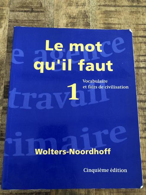 MOT QUIL FAUT 1 DR 5 9789001344221, Boeken, Schoolboeken, Gelezen, Verzenden
