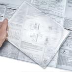 Vergrootglas plat - hard, Verzenden, Nieuw in verpakking