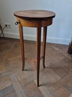 Antiker Beistelltisch im Stil des Biedermeier – Rund, Holz,, Antiquités & Art