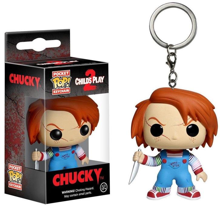 Childs Play 2 Pocket POP! Vinyl Chucky Sleutelhanger, Verzamelen, Film en Tv, Ophalen of Verzenden