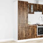 vidaXL Keukenkast Kalmar bewerkt hout gerookt eikenkleurig, Huis en Inrichting, Verzenden, Nieuw