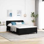 vidaXL Boxspringbed met matras met matras Zwart 140 x 200 cm, Verzenden, Nieuw