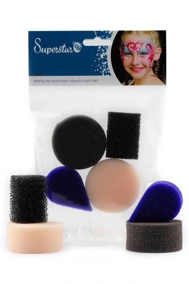 Gekleurde Sponsje Mix 8st, Hobby & Loisirs créatifs, Articles de fête, Envoi