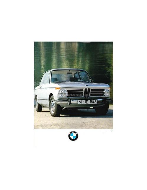 1970 BMW 1602 - 2002 BROCHURE NEDERLANDS, Livres, Autos | Brochures & Magazines