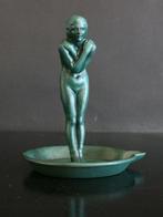 Max le Verrier - Beeldje - La frileuse - Zinklegering