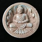 Gandhara Steen Boeddha schijfmontage - 92 mm