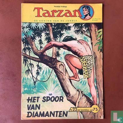 Tarzan - Het spoor van diamanten - 1961, Boeken, Strips | Comics, Europa, Zo goed als nieuw, Eén comic, Verzenden