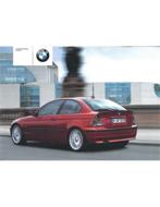 2001 BMW 3 SERIE COMPACT INSTRUCTIEBOEKJE DEENS, Autos : Divers, Modes d'emploi & Notices d'utilisation