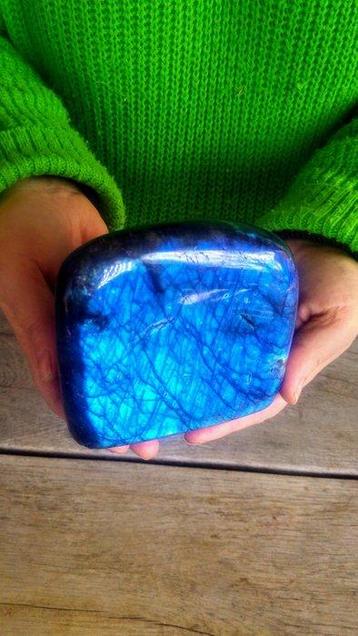 labradoriet Heldere Koninklijk Blauw - Turkoois kleuren -