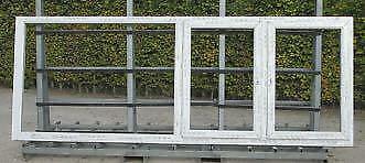 pvc raam , chassis van 342 x 127  wit, Bricolage & Construction, Châssis & Portes coulissantes