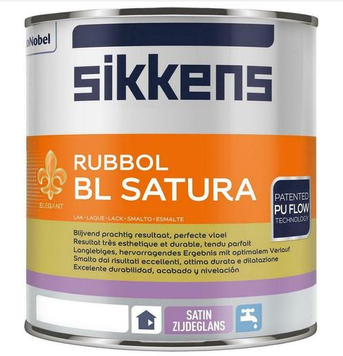 Sikkens Rubbol BL SATURA watergedragen zijdeglanslak 1000 ml, Doe-het-zelf en Bouw, Verf, Beits en Lak, Nieuw, Verzenden