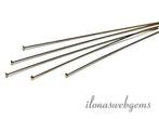 Gold filled nietstift met platte kop XXLang ca. 76x0.4mm, Verzenden, Nieuw, Overige typen