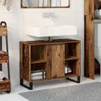 vidaXL Badkamer Wastafel Oude Hout Spaanplaat Medium, Huis en Inrichting, Verzenden, Nieuw
