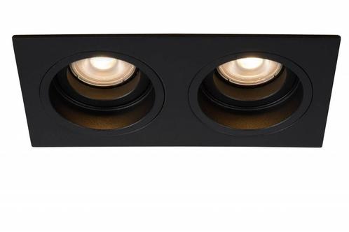 Lucide EMBED - Inbouwspot - 2xGU10 - Zwart -, Huis en Inrichting, Lampen | Spots, Nieuw, Verzenden