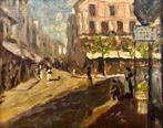 Pietro Scoppetta (1863-1920), attribuito a - Una strada di, Antiek en Kunst, Kunst | Schilderijen | Klassiek