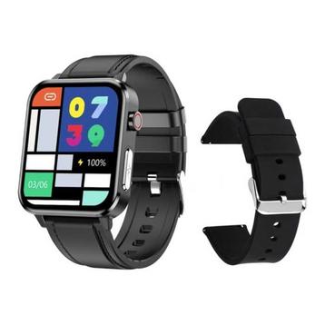E86 ECG Smartwatch met Extra Bandje - Fitness Sport Activity, Verzenden