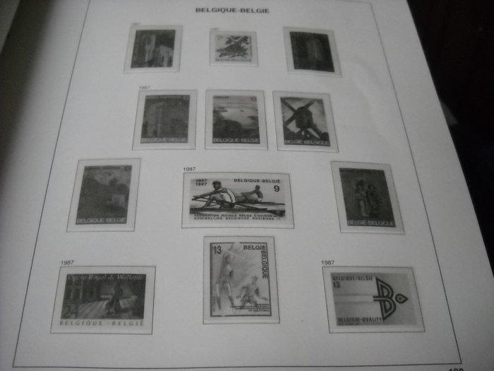 België - album davo F Luxe 1985 tot 1994 & annex, Postzegels en Munten, Postzegels | Europa | België