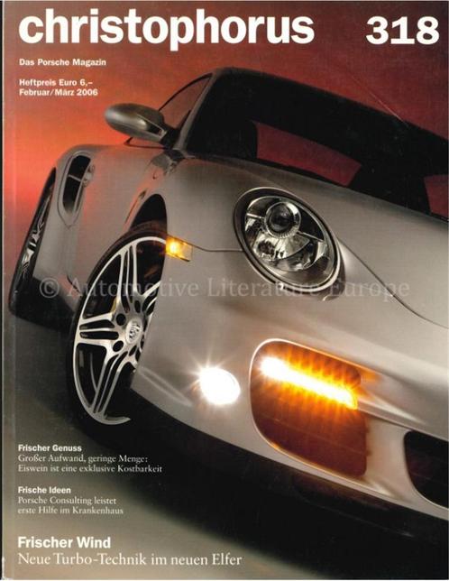 2006 PORSCHE CHRISTOPHORUS MAGAZINE 318 DUITS, Boeken, Auto's | Folders en Tijdschriften, Ophalen of Verzenden