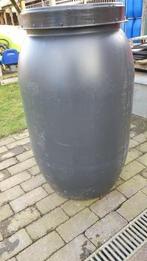 Grijze tonnen,vaten van 200 L met draaideksel ( IN PROMOTIE, Tuin en Terras, Ophalen, Nieuw