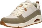 Skechers Uno - Layover Heren Sneakers - Gebroken wit - Ma..., Vêtements | Hommes, Chaussures, Verzenden