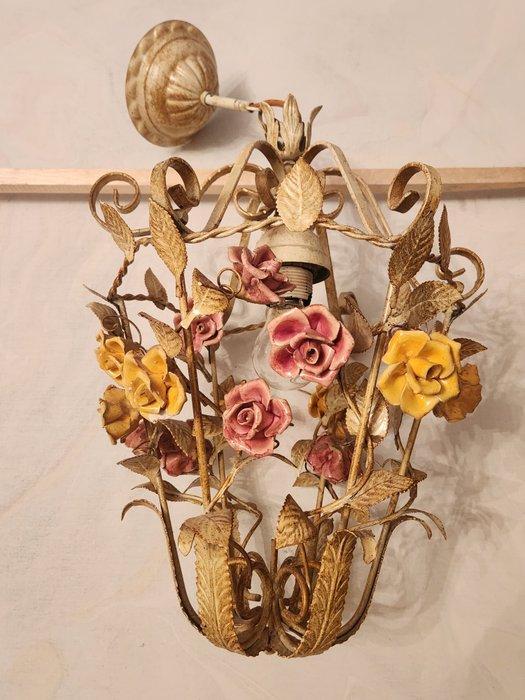 Kroonluchter - Smeedijzer - Uniek shabby handgemaakt, Antiek en Kunst, Curiosa en Brocante