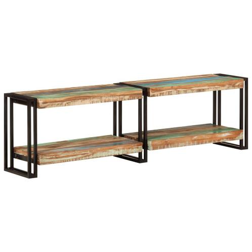 vidaXL Tv-meubel 140x30x40 cm massief gerecycled hout, Huis en Inrichting, Kasten |Televisiemeubels, Nieuw, Verzenden