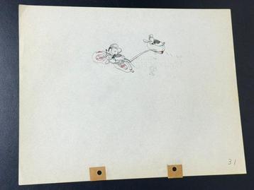 Walt Disney - Dessin de production original de Mickey Mouse