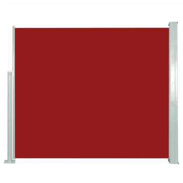 vidaXL Windscherm uittrekbaar 120x300 cm rood, Verzenden