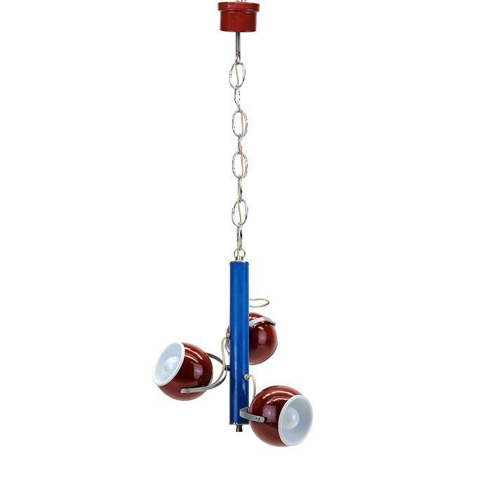 Manifattura Italiana - Plafondlamp - oogbol - Metaal -, Antiek en Kunst, Antiek | Verlichting