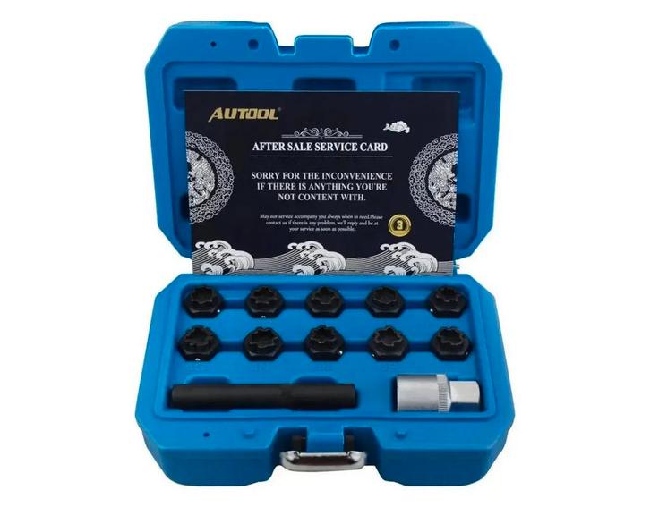 Autool (MSPT-28) | Mercedes Anti-Diefstal Slotbout Doppenset, Auto diversen, Autogereedschap, Verzenden