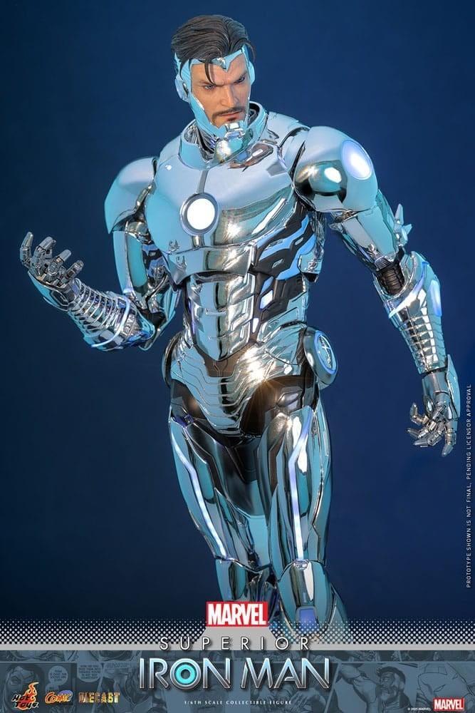 Marvel Comic Diecast Action Figure 1/6 Superior Iron Man 32, Verzamelen, Film en Tv, Ophalen of Verzenden