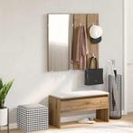 vidaXL Halmeubelset bewerkt hout artisanaal eikenkleur, Huis en Inrichting, Verzenden, Nieuw