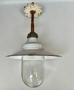 Lanterne - Porcelaine, Verre, Acier - lampe à cou de cygne