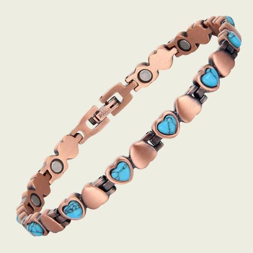 Luxe gezondheidsarmband magnetisch koper - 0,6 cm, Sport en Fitness, Gezondheidsproducten en Wellness, Ophalen of Verzenden