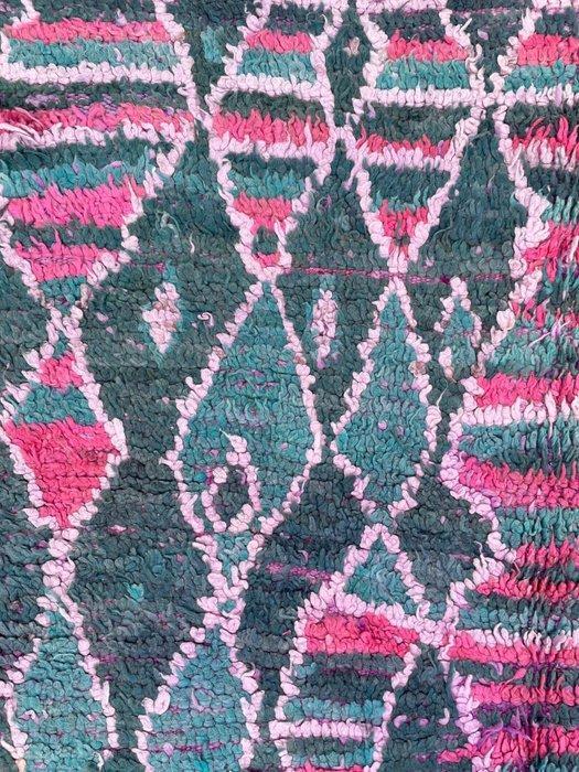 Paars Boho Marokkaans Boujad wollen tapijt - Berber gebieds, Huis en Inrichting, Stoffering | Tapijten en Vloerkleden