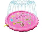 Veiling - iBello Sprinkler Waterspeelmat Flamingo Roze 170 c, Nieuw