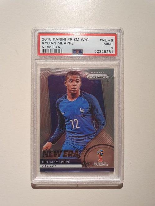 2018 Panini World Cup Kylian Mbappé #NE-9 New Era PSA 9, Hobby & Loisirs créatifs, Jeux de cartes à collectionner | Autre