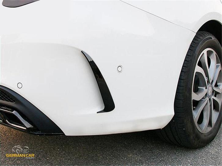 AERO FLAPS ZWART ACHTER VOOR MERCEDES W205 (LIMOUSINE) C-KLA, Auto diversen, Auto-accessoires, Verzenden