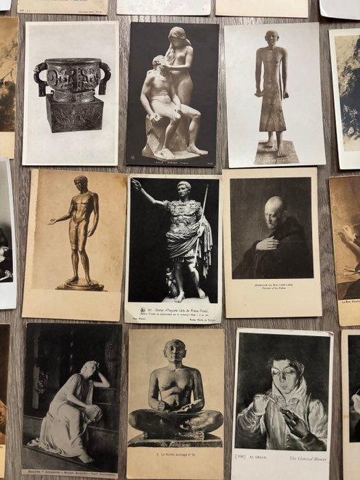 Grote collectie kunstpostkaarten uit museale collecties –, Collections, Cartes postales | Étranger