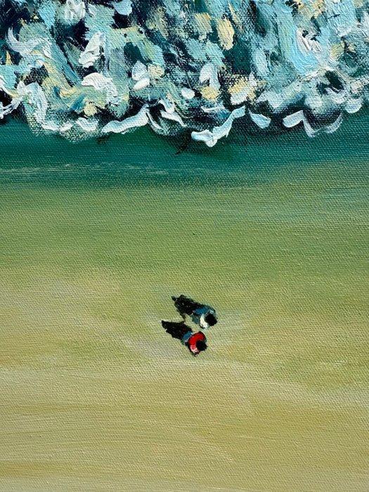 NTX Studio - The quiet beach, Antiek en Kunst, Kunst | Schilderijen | Modern