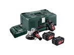 Veiling - Metabo haakseslijper set W18LTX125Quic, Nieuw