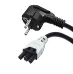 Professionele Voedingskabel Schuko F 3G1.5mm 5M Zwart -, Doe-het-zelf en Bouw, Elektriciteit en Kabels, Verzenden, Nieuw
