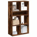 vidaXL Boekenkast 66x31x112 cm bewerkt hout gerookt, Verzenden, Nieuw