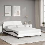 Weg = Weg! Bedframe Kunstleer 120x200 | Retour Deal nu!, Verzenden, Wit, Nieuw, Twijfelaar