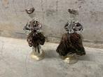 Murano - Beeldje, Goldoni-koppel - 21 cm - Glas