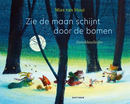 Liedjesboeken Mies van Hout - Zie de maan schijnt door de, Boeken, Kinderboeken | Baby's en Peuters, Zo goed als nieuw, Verzenden