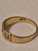 Ring - 18 karaat Geel goud - 0.50ct. tw. Saffier, Nieuw