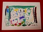 Pablo Picasso (1881-1973) - Les Déjeuners - double page with